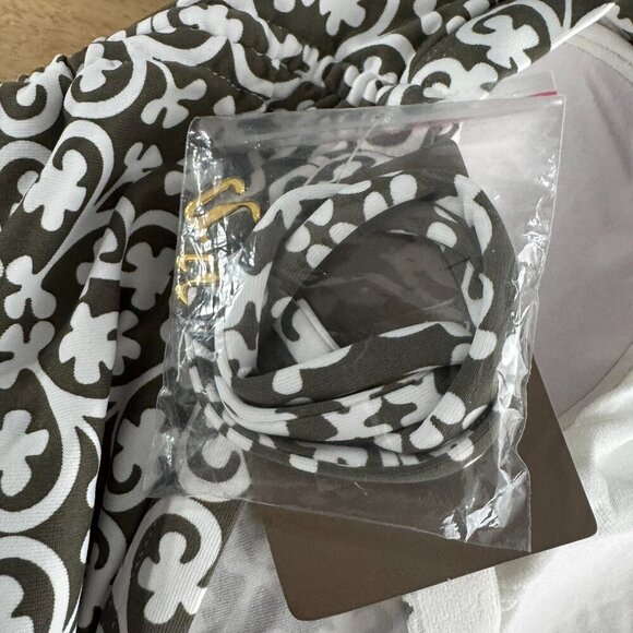 Tommy Bahama Tankini Swim Top Womens XS Strapless Printed Ruched NWT‎ SW-1999 - Picture 9 of 13